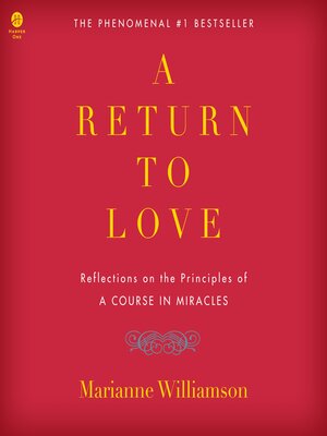 cover image of A Return to Love
